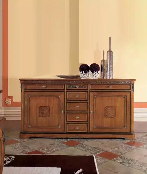 Sideboard Furniture Design Classic Chests of Drawers Wood Brown Luxury Wooden Cabinet