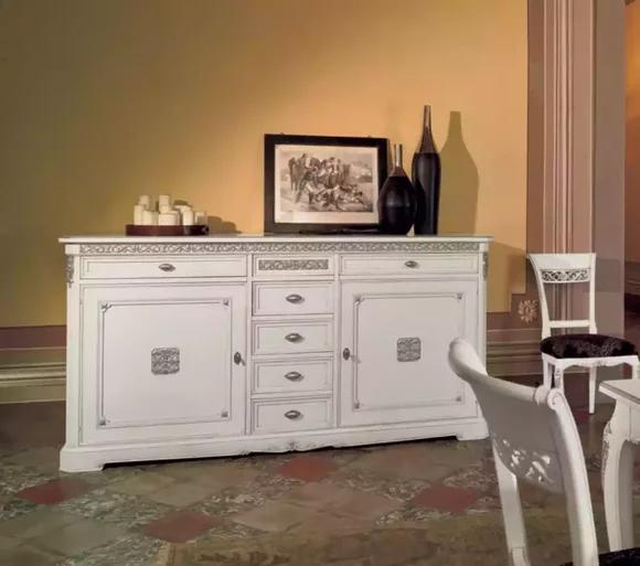 Sideboard Sideboard Solid wood Italy Cabinet Furniture Chest of drawers Living room