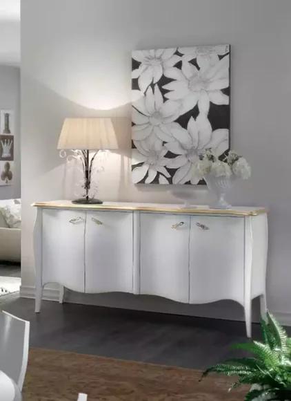 Sideboard Chest of Drawers Living Room Wood Modern White Luxury Cabinets Design