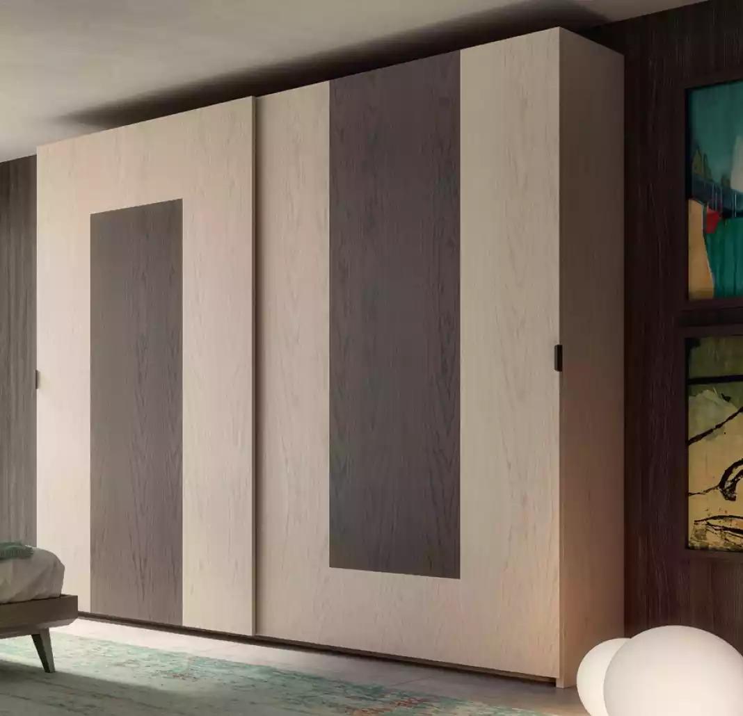 Wardrobe brown Bedroom Material Wood Wardrobe Modern