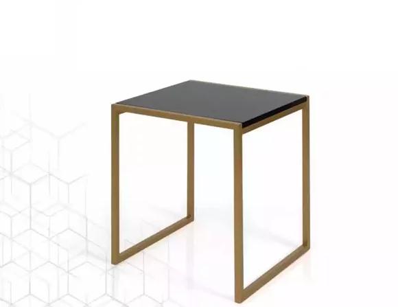 Living room side table furniture style modern material stainless steel