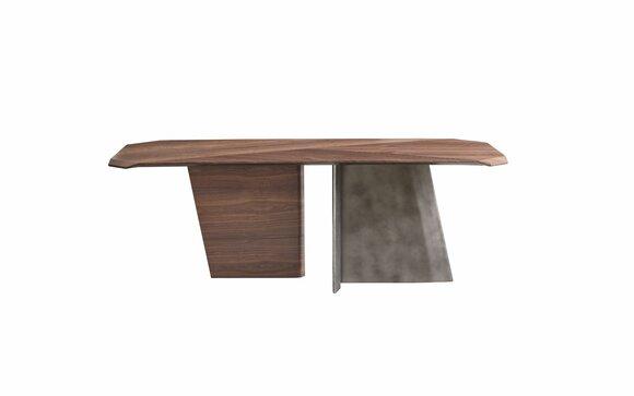 Designer Brown Dining Table Luxury Wooden Table Dining Room High Quality Furniture