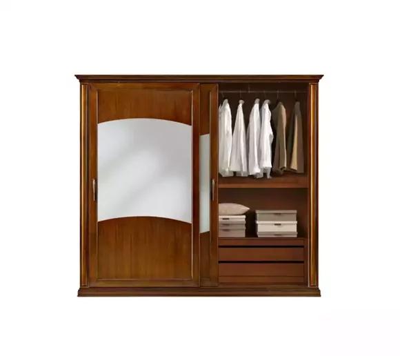 Classic closet brown cabinet wood closet luxury furniture