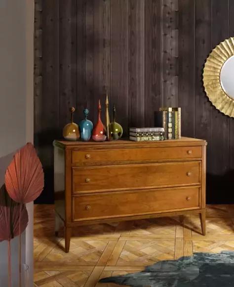 Bedroom Dresser Brown Wood Furniture Classicе Design New