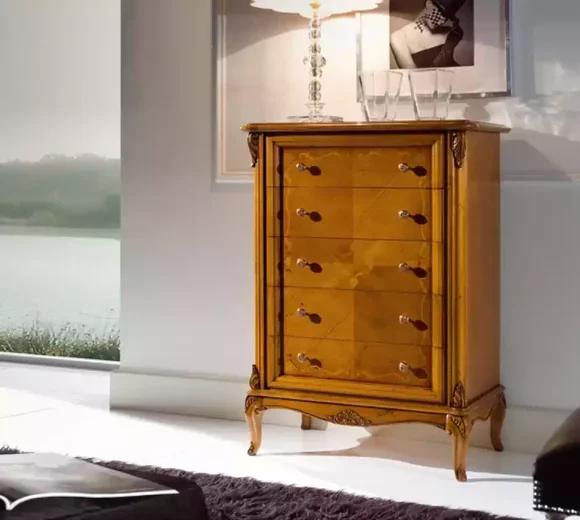 Luxury dresser bedroom wood Italian style furniture designer