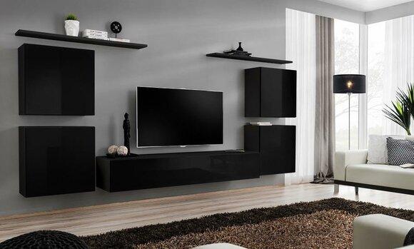 Living Room Wall Shelf Furnishing Living Wall Luxury Complete Set Wall Cabinet