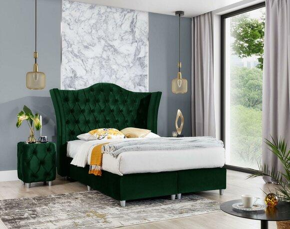 Bedroom Bed Bedside tables Complete set Design Furnishing Luxury furniture