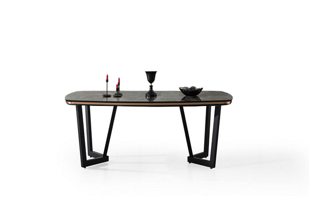 Dining table dining room wood dining tables table style modern black design