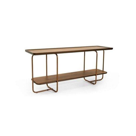 Stylish console table design wood Luxury table for living room stainless steel