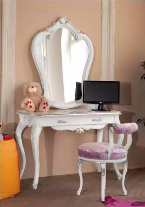 Dressing Table Set Console Mirror Bedroom Furniture Design2pcs Wood