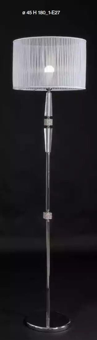 Stylish Floor Lamp Stand Luxurious Lamp Stand Silver 180 cm