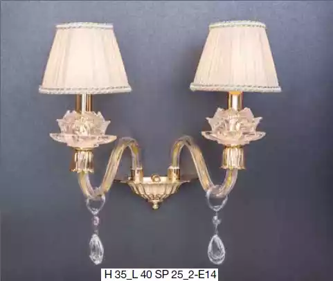 Stylish Wall Lamp Classic Wall Lamp in gold luxurious Chandelier