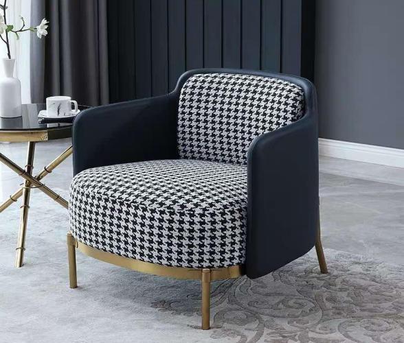 Stylish multicoloured armchair modern armchair tv couch textile armchair