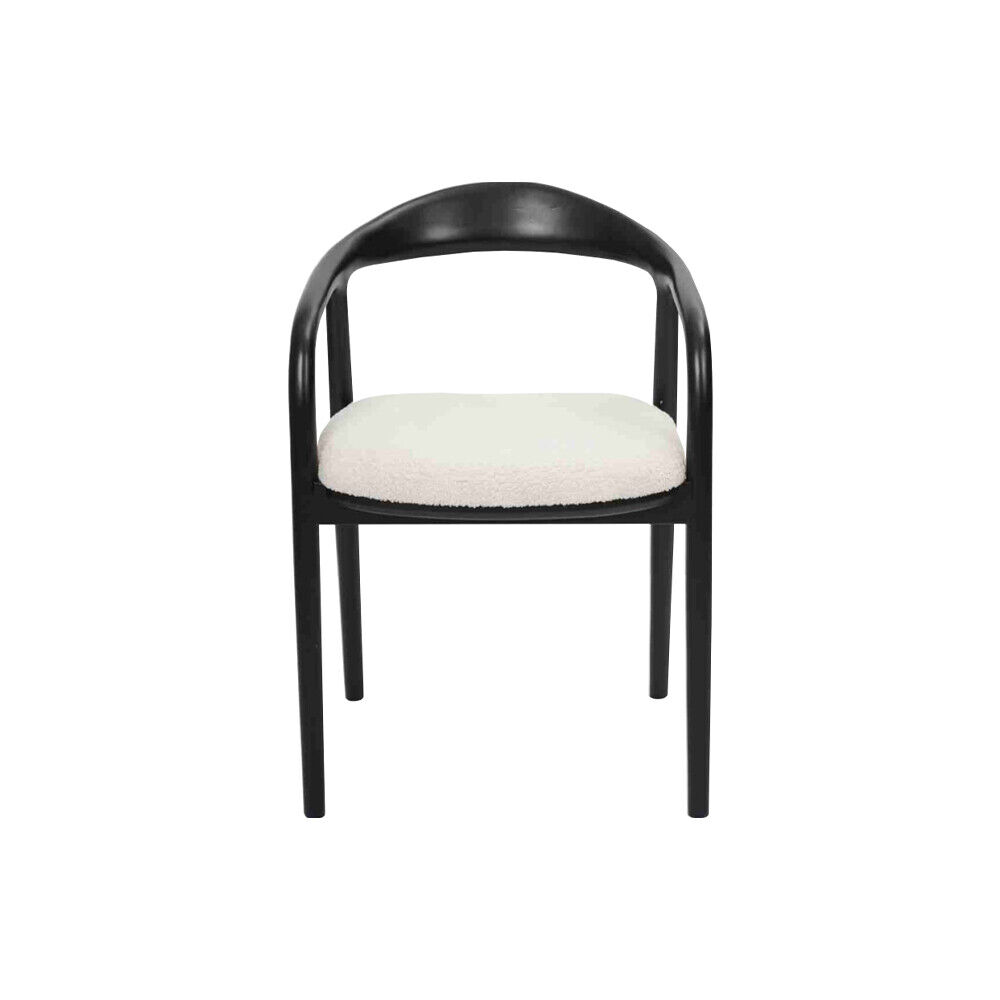 Black and white dining room chairs Luxury kitchen seating furniture Metal chairs
