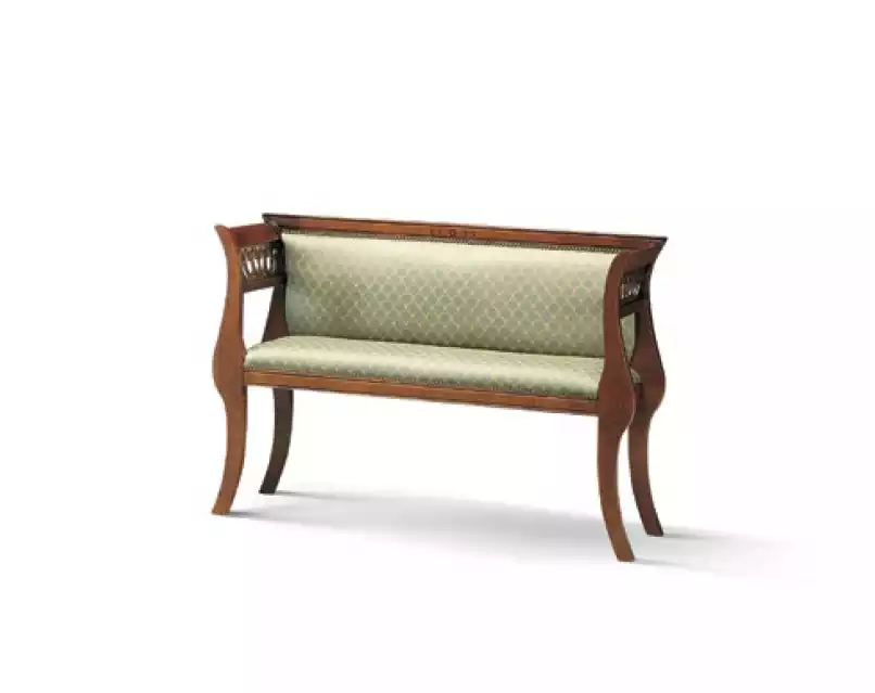 Bench Classic Designer Seating Living Room Upholstered Bench Brown
