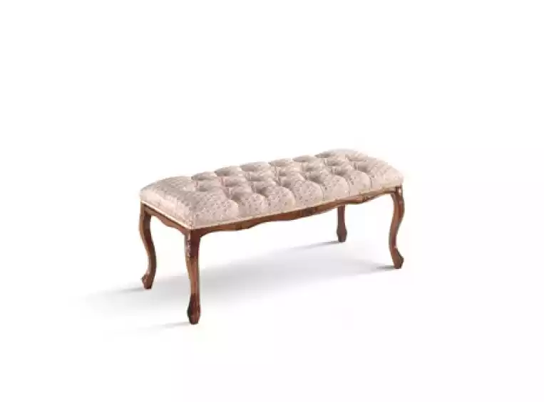 Seating Furniture Bench Upholstered Bench Wooden Bench Upholstered Fabric Stool Pink New