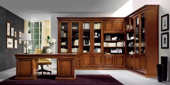 Classic Desk Office Furniture Wooden Furniture Brown Table Furniture Office