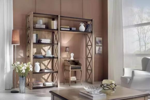 Classic Shelves Brown Cupboard Bookcase Living Room