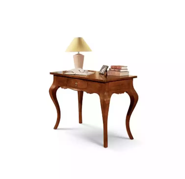 Brown Solid Wood Desk Classic Office Furniture Workroom