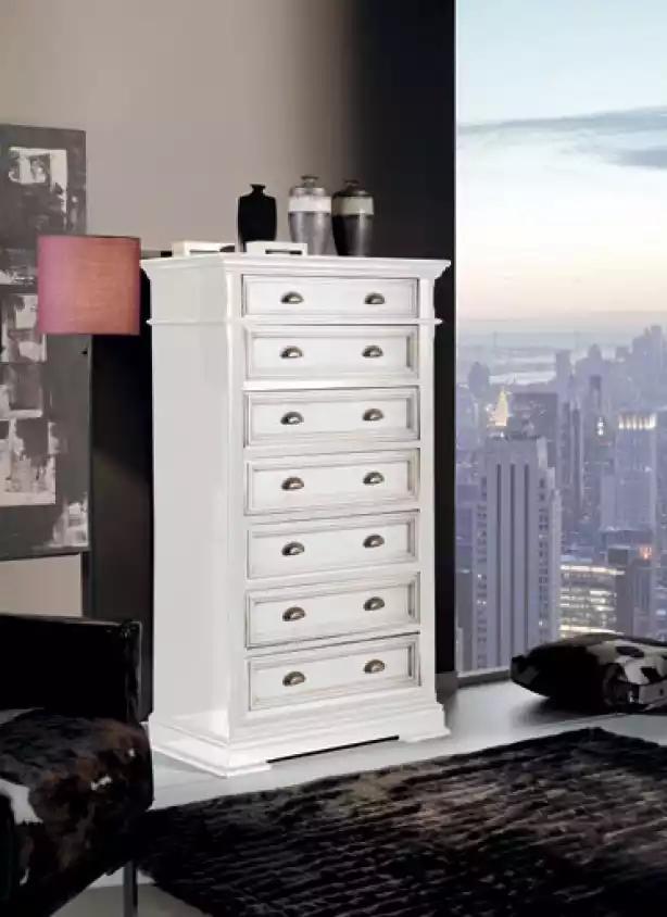 Chest of drawers wood sideboard cabinet living room 7 drawers