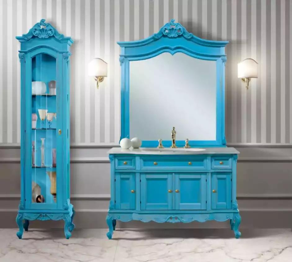 Set cabinet luxury showcase bathroom design furniture 3 pcs set new