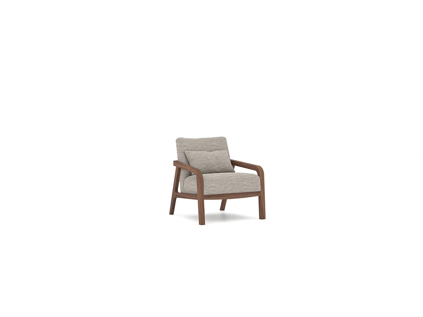 Design Armchair Luxury Living Room Wood Couch Upholstery Textile Upholstered Furniture