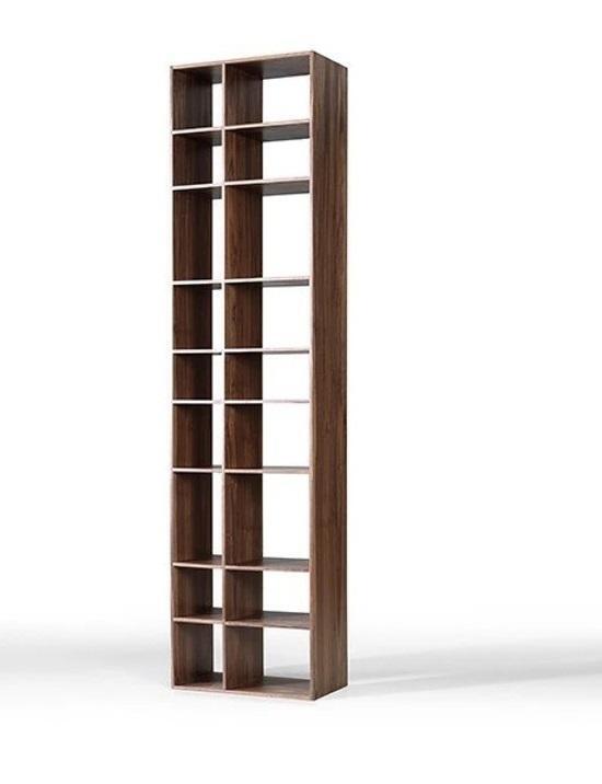 Modern Brown Wooden Bookcase Living Room Shelves Furnishings New Furniture