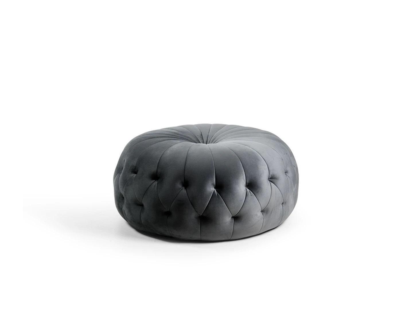 Design upholstery Chesterfield stool footstool ottoman seat living room