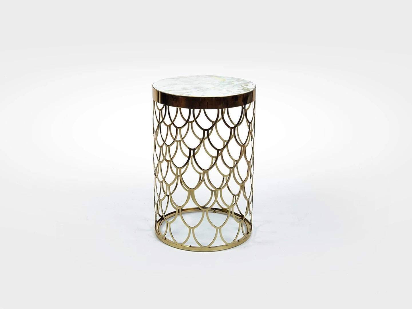 Design furniture side table luxury round modern new coffee table living room