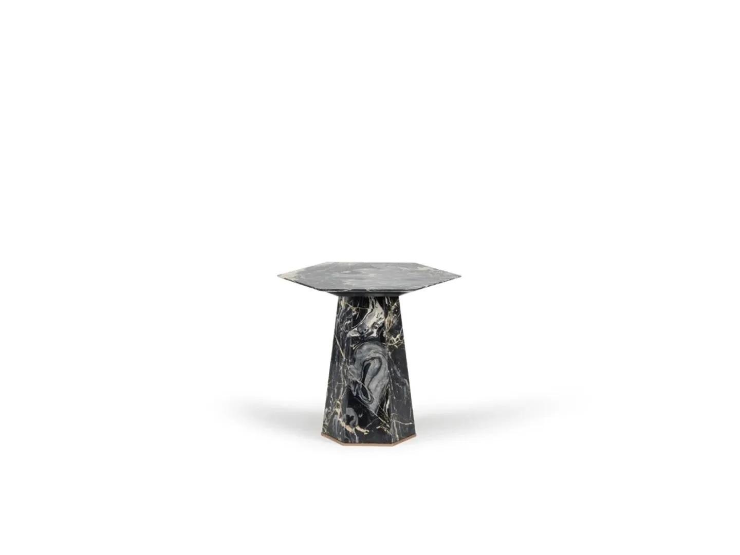 Side table imitation marble modern design coffee table living room