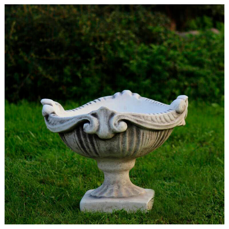 Solid planter flower box plant trough flower pot made of cast stone 2013