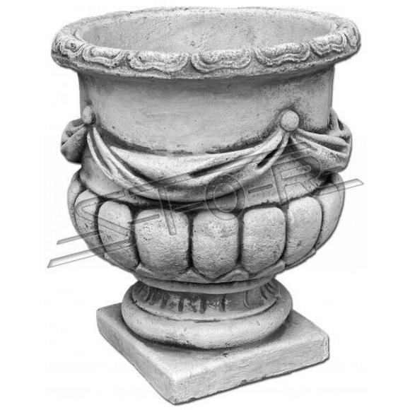 Massive planter Flower box Plant trough Flowerpot made of cast stone 2010