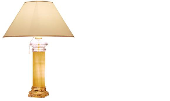 Design classic style decoration table lamp made of acrylic material, XXL 66cm high