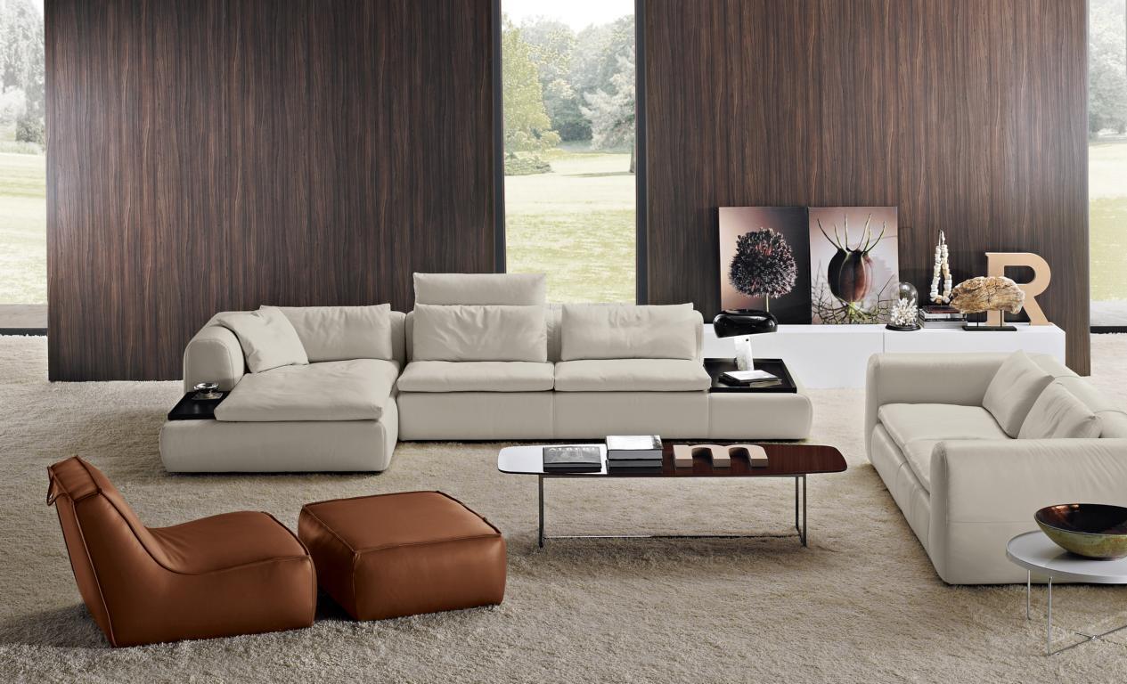 Design sofa L shape upholstery couch living room corner sofa leather luxury furniture