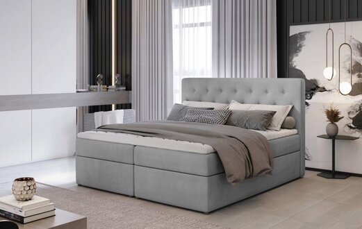 Upholstered bed beds bed upholstery designer hotel double luxury design 180x200cm new immediately