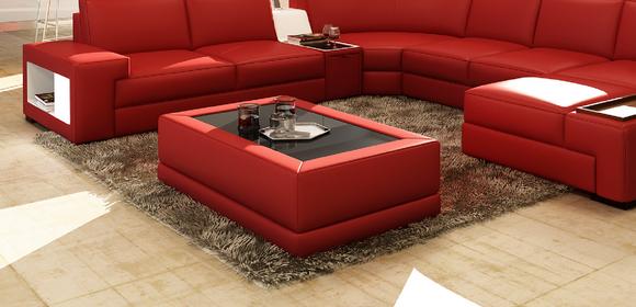 Luxury Coffee Tables Polser Leather Designer Living Room Side Tables Table