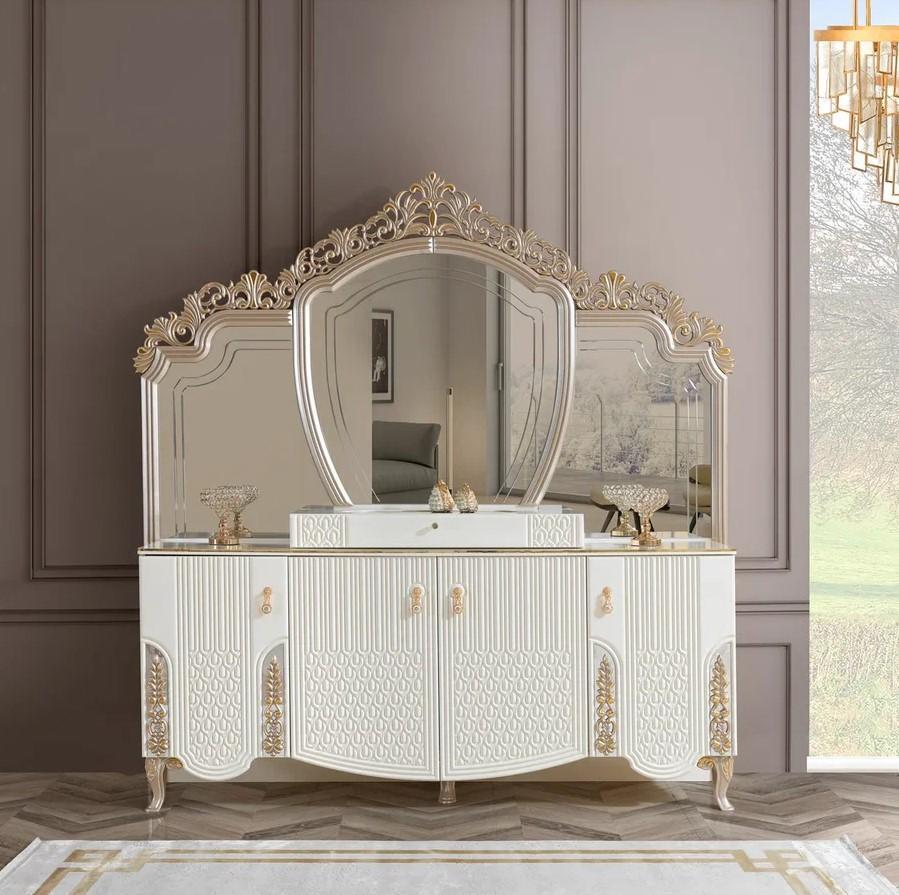 Sideboard with mirror luxury rocking modern living room material