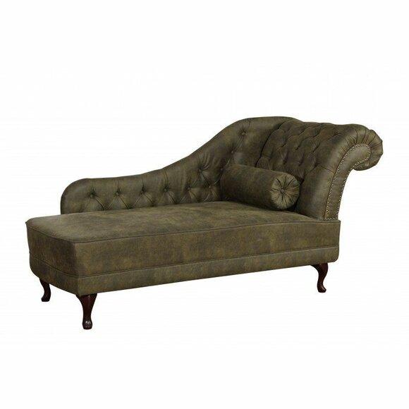 Chaise longues Chesterfield Pako Lounger Chaise Leather Sofa Relax Vintage Immediately