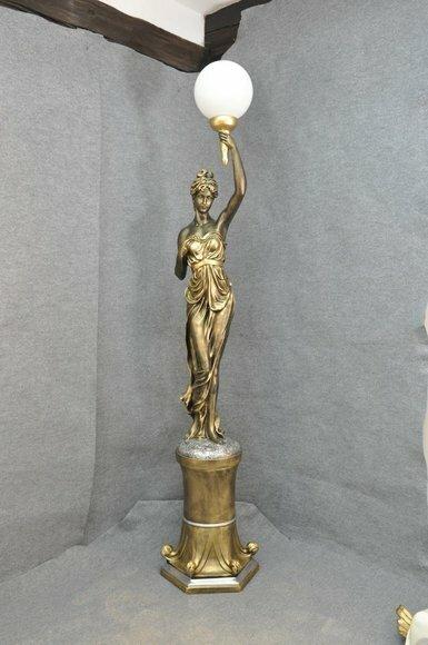 XXL Design Floor Lamp Stand Lamp Sculpture Figure Statue 227cm