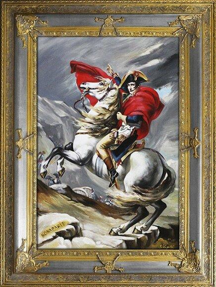 Napoleon Jacques David Classic Painting Oil Painting Picture Real Wood Frame 93952