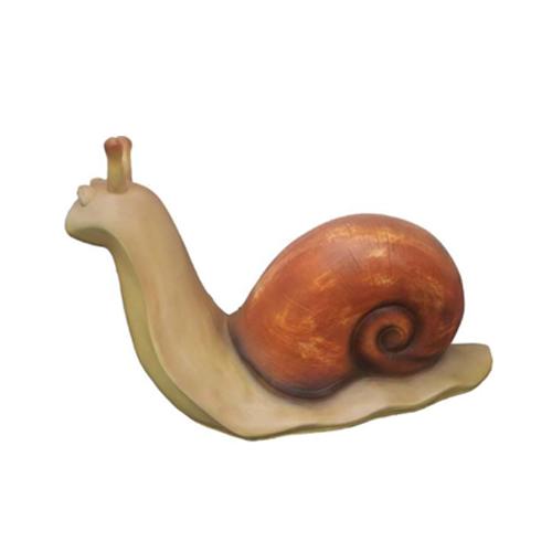 Decorative sculpture designed as garden snail figurine 100cm