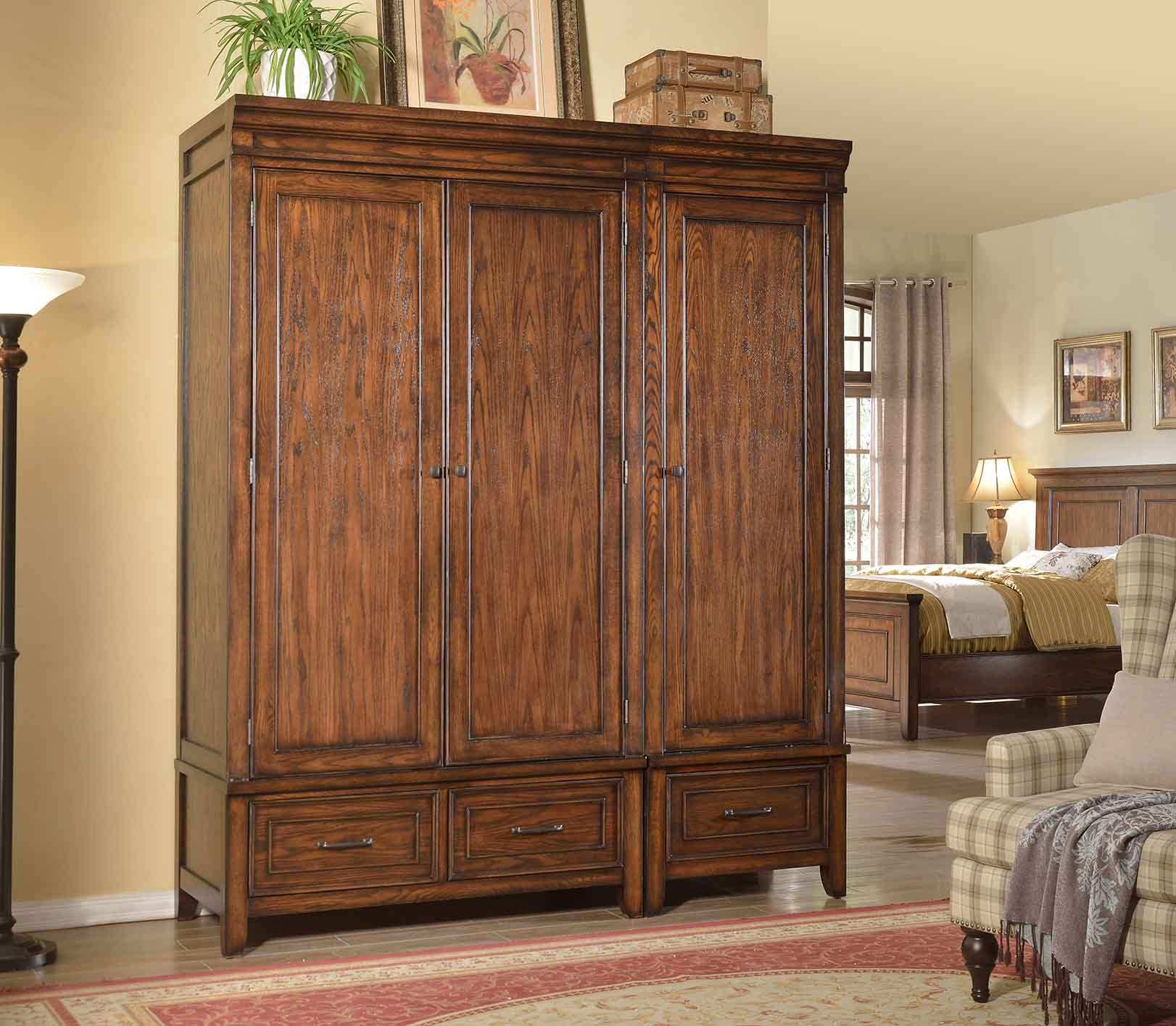 Cabinet 2x closet wooden cabinet solid brown wood closets bedroom