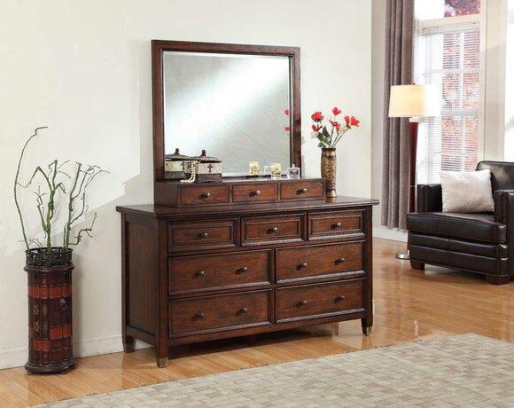 Buffet sideboard dresser with mirror Genuine handmade wood Classic sideboards