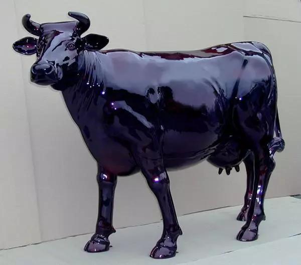 Abstract figure garden figurines decoration statues sculptures cow