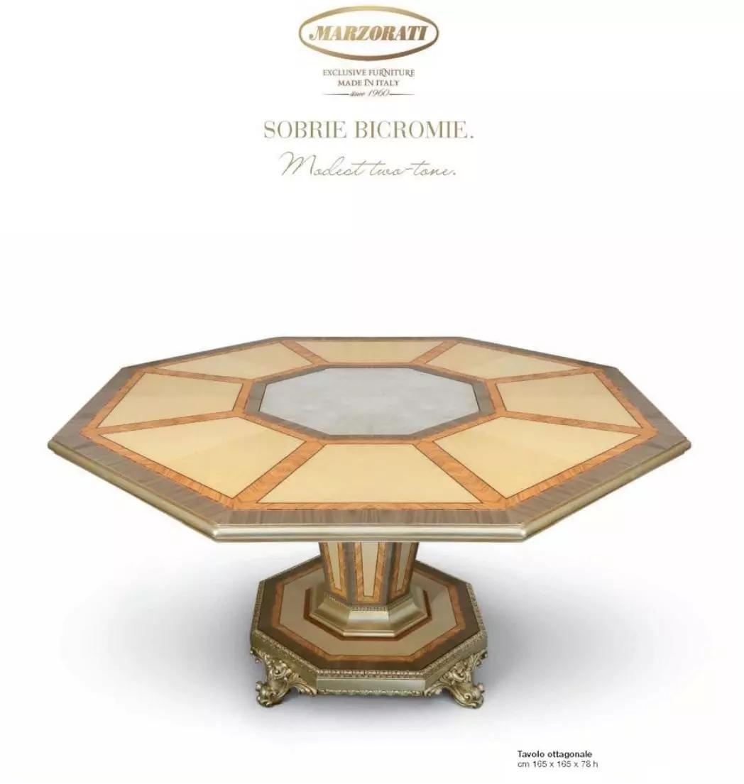 Table with eight corners dining table round table tables octagonal