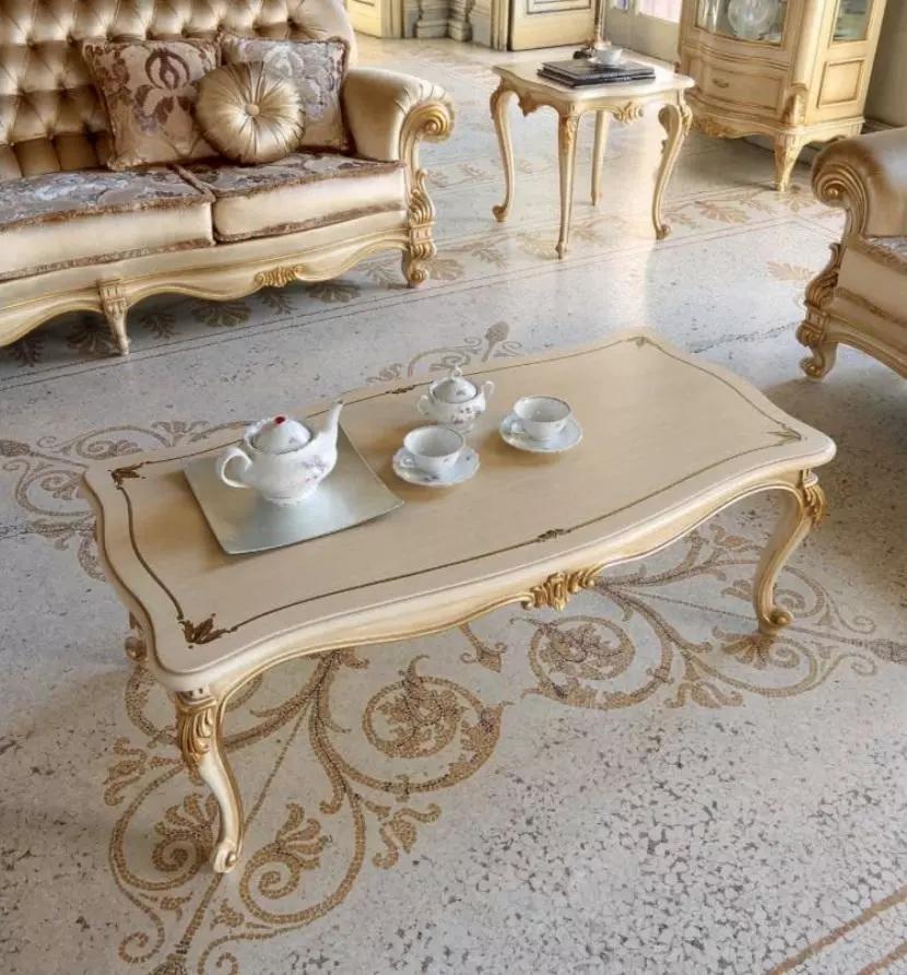 Coffee table side table table living room design furniture beige tables