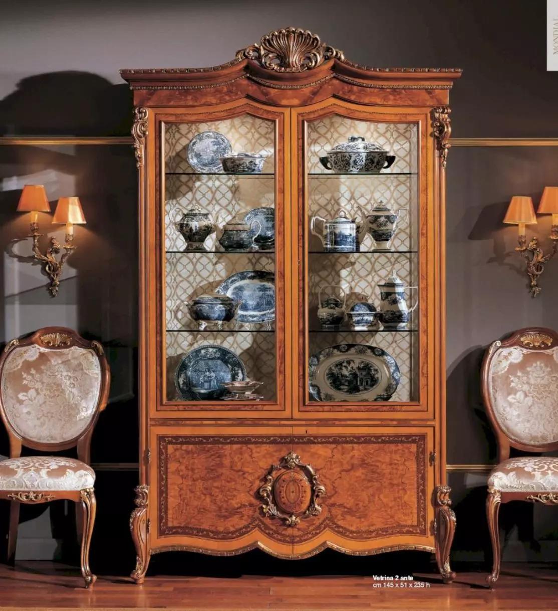 Display Cabinet Cabinets Brown Large Luxury Wood Cabinet Wood Dining Room