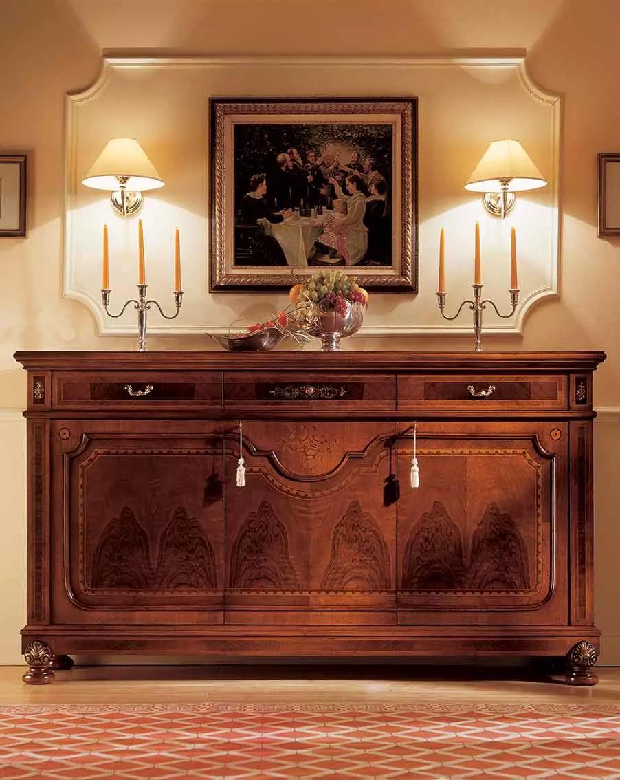 Sideboard dresser luxury cabinets chests living room brown furniture