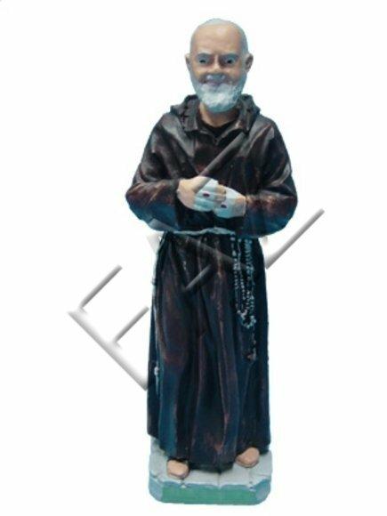 Decorative sculpture designed as a standing holy monk 31cm