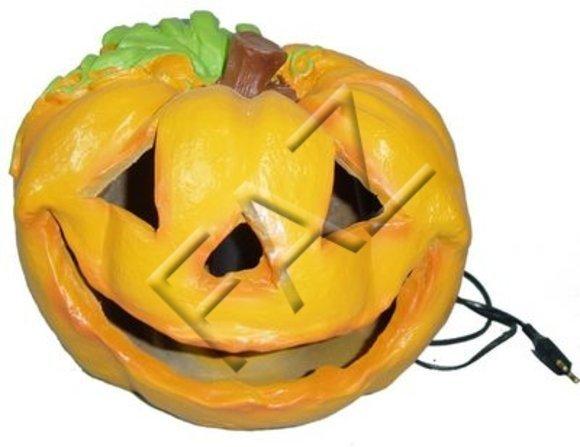 Decor lighting designed as a halloween orange pumpkin 20x30cm